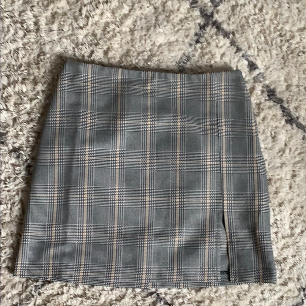 Plaid Mini Skirt